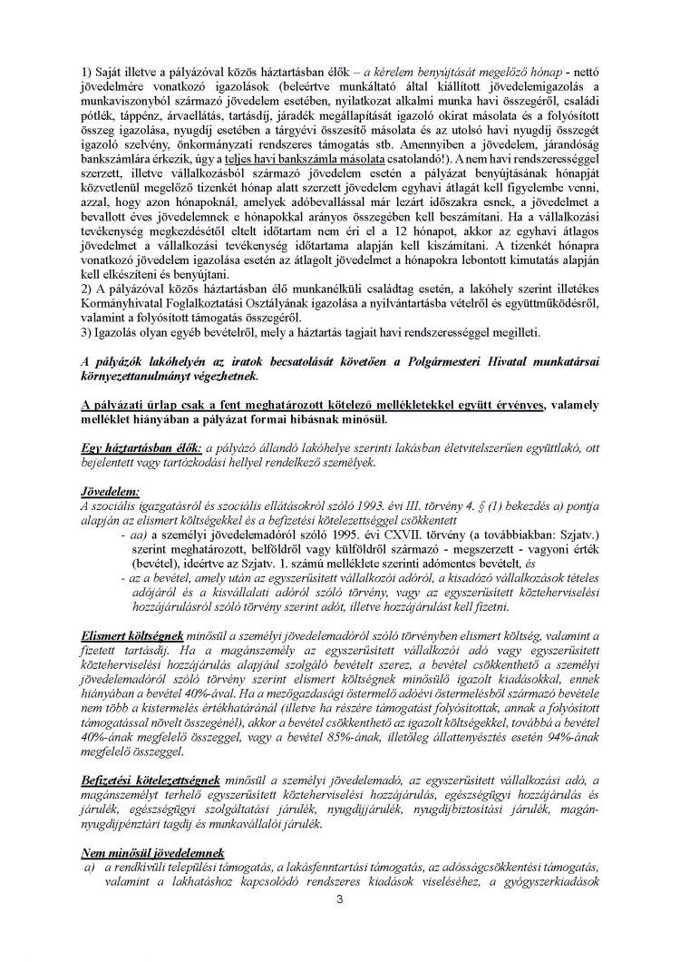 B típusú pályázati kiírás honlap Oldal 3